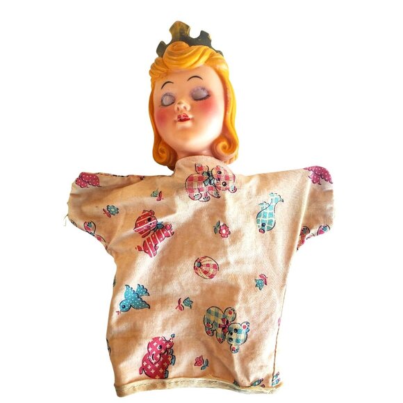 Vintage Gund Puppet Princess Aurora Sleeping Beauty 1959 Gund Walt Disney Doll - Picture 10 of 10